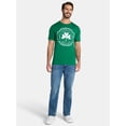 thumbnail image 2 of Saint Patrick's Day Men's Shamrock Mark Graphic Tee by Way to Celebrate, Sizes XS-5XL, 2 of 4