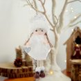 thumbnail image 4 of Injueey Árbol de Navidad Ángel Muñeca Hogar Interesante Colgantes de vacaciones Adornos de vacaciones Tamaño pequeño Adorable Colgante de Navidad Kits de decoración para fiestas Tipo 1 Injueey HA070274-01, 4 of 6