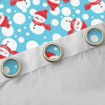 thumbnail image 4 of Castle Fairy Kids Children Cartoon Snowman Blackout Curtains Set of 2 (52x84 Each),Merry Christmas Window Curtains,Polka Dots Curtains and Drapes,Breathable Home Decor, 4 of 6