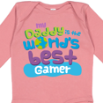 thumbnail image 4 of Inktastic Worlds Best Gamer Daddy Boys or Girls Long Sleeve Baby Bodysuit, 4 of 5