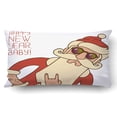 thumbnail image 1 of WOPOP Xmas Hipster Santa Claus With Stylish Beard And Hip Sunglasses Cheeky Santa Claus With Rock N Roll Gesture Pillow Case Cushion Cover Case Throw Pillow Case 20x30 inches, 1 of 1