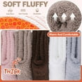 thumbnail image 3 of Fuzzy Socks Fluffy Thick Warm Winter Soft Cozy Plush Sleep Home Fleece Cabin Soft House Socks for Women Men, 3 of 5