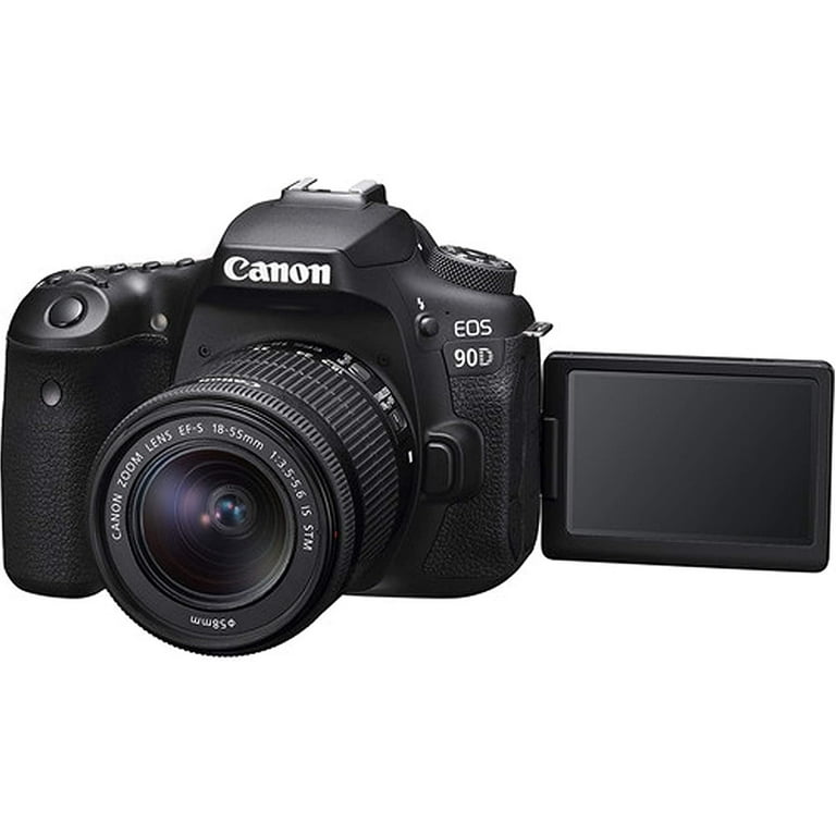 Canon EOS 90D DSLR Camera + 18-55mm f/3.5-5.6 is STM Lens + 75
