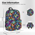 thumbnail image 6 of Goofa Colored Glass1 Printed Backpack,Laptop Backpack,Durable Anti-Theft Travel Work Backpack,Water-resistant Backpack, 6 of 9