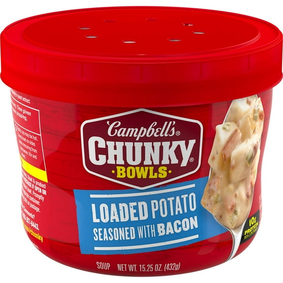 Campbell's Chunky Loaded Potato Seasoned with Bacon Soup - 15.25 oz- Pack of 2