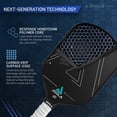 thumbnail image 3 of JOOLA Ben Johns Hyperion CGS 16mm Pickleball Paddle, 7.9 oz, Black, 3 of 6
