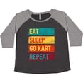 thumbnail image 3 of Inktastic Gokarting Eat Sleep Go Kart Repeat Women's Plus Size T-Shirt, 3 of 5