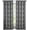 Black, variant on Sheetsnthings Abstract Bali 54-Inch Wide x 108-Inch Long Panel, Set of 2 Jacquard Thermal Insulated Blackout Curtains, White