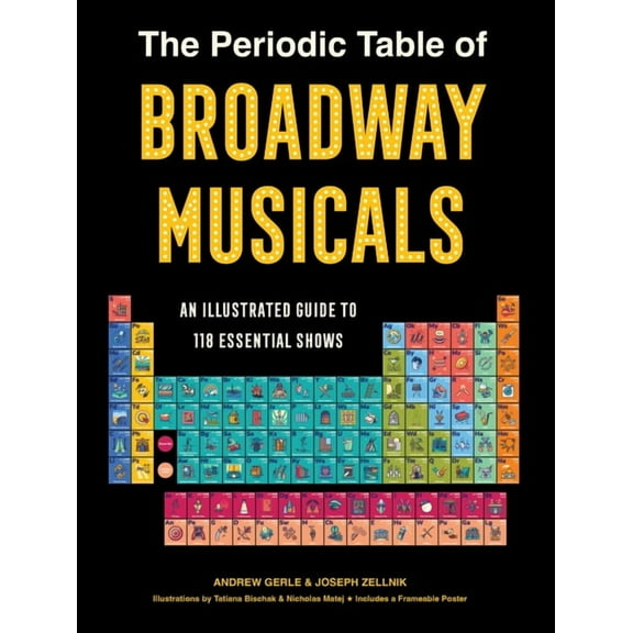 The Periodic Table of Broadway Musicals: An Illustrated Guide to 118 Essential Shows, (Hardcover)