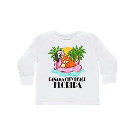 

Inktastic Panama City Beach Vacation Gift Toddler Toddler Girl Long Sleeve T-Shirt