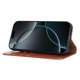 thumbnail image 3 of For iPhone 17 Pro Case Crazy Horse Texture Split Leather Wallet Phone Cover - Dark Brown, 3 of 5