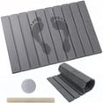 thumbnail image 1 of SOZOMO Tapete de Ba&ntilde;o de Piedra de Diatomita 60x39 CM,Tapete para Ba&ntilde;o,Dise&ntilde;o Plegable,Tapete Ultra Absorbente de Diatomita,Alfombra de Ba&ntilde;o Antideslizante, 1 of 9