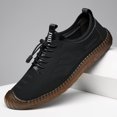 thumbnail image 1 of Zapatos casuales para hombre, zapatos con cordones para primavera y otoño, zapatos de moda coreanos transpirables de marea, 1 of 5