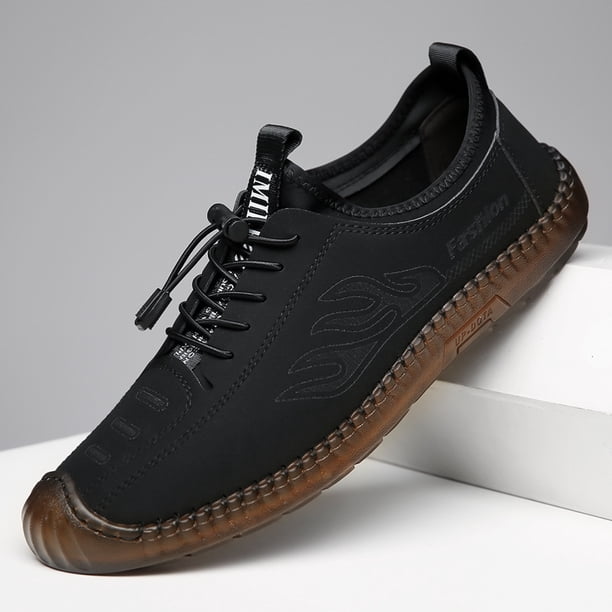 Zapatos casuales para hombre, zapatos con cordones para primavera y otoño, zapatos de moda coreanos transpirables de marea