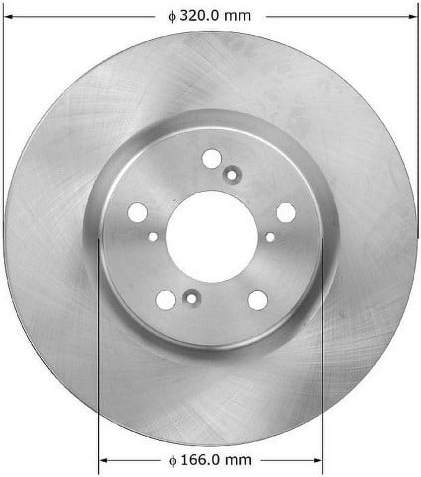 Bendix Premium Drum And Rotor Disc Brake Rotor P/N:Prt6054 Fits select: 2009-2014 ACURA TL