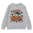 thumbnail image 4 of Ccpelsie Girl's Fashion Sweatshirt Kid Cute Graphic Pullover Crewneck Long Sleeve Fall Winter Shirt(Grey,3-4 Years), 4 of 4