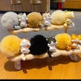 thumbnail image 5 of MOMOJIA Cats Pendant Keyring Functional Home Desk Decoration Accessory Plush Texture, 5 of 10