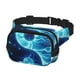 thumbnail image 2 of Fotbe Blue Yin And Yang Cangurera Cuadrada con Estampado de Doble Capa, Bolsa de Cintura Ajustable Mini para Hombres y Mujeres, 2 of 9