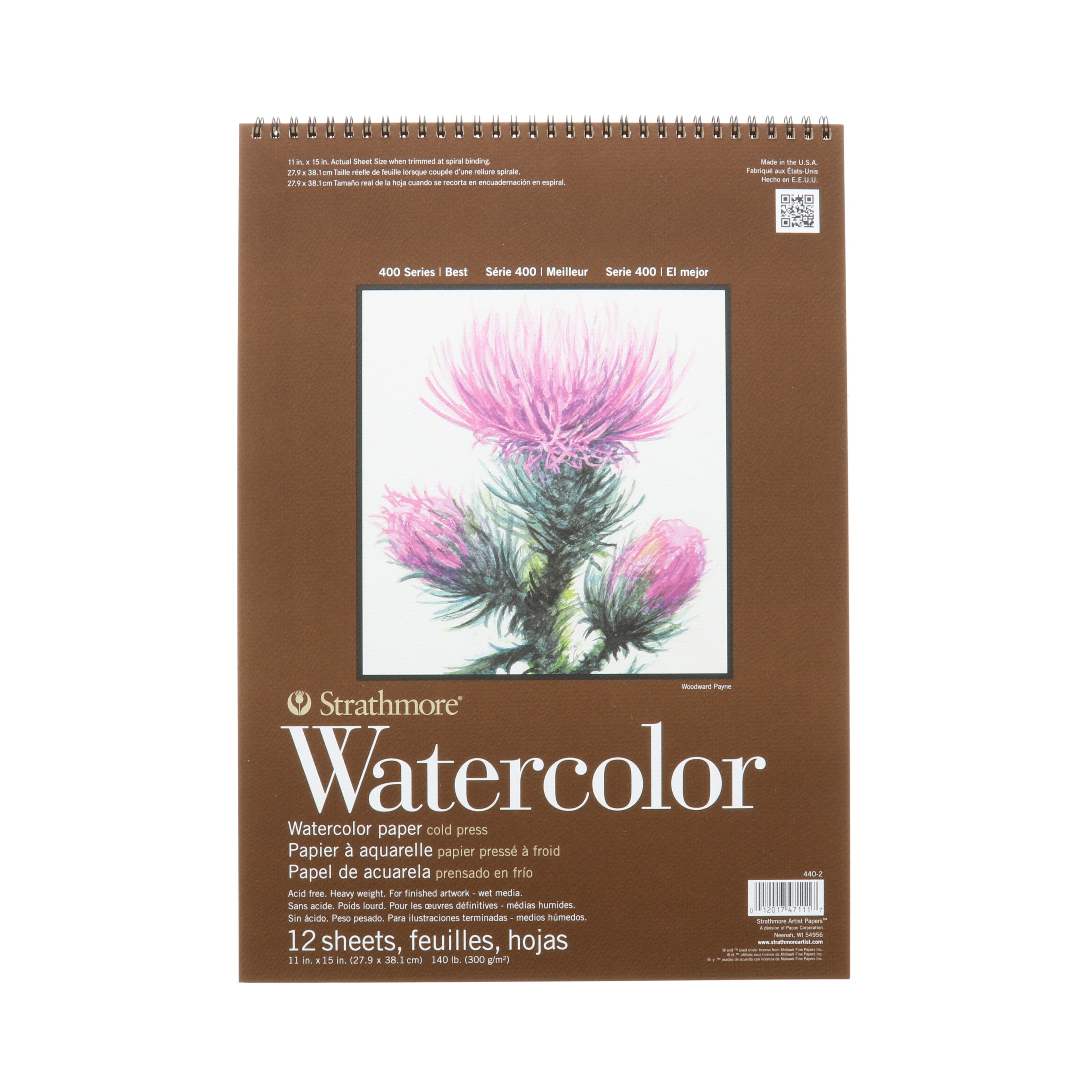Strathmore Watercolor Paper Pad, 400 Series, 11