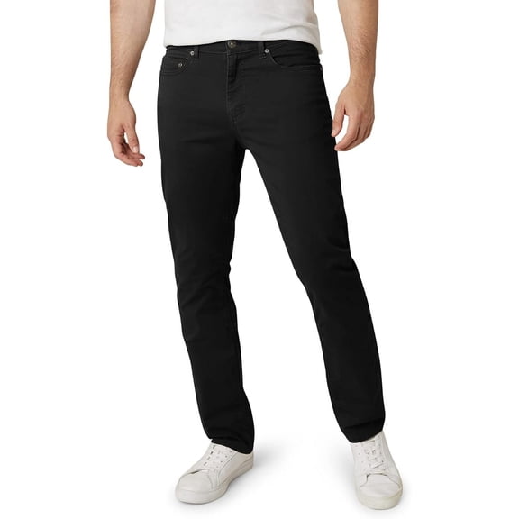 Chaps Men's 5-Pocket Stretch Twill Slim Straight Coastland Wash Chino Pant- Sizes 29 up to 52