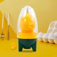 thumbnail image 1 of Mini extractor de huevos, manual de mano, agitador de huevos dorados, herramienta de cocina (verde amarillo) Ehuebsd Libre de BPA, 1 of 6