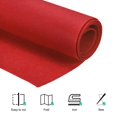 Acrylic Soft Felt Fabric Sheets Fiber Sheets Red 39x39 Inch 2mm Thick ...