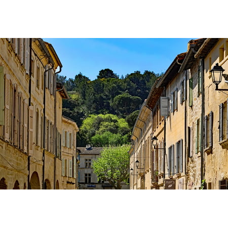 Canvas Print Vaucluse Provence Architecture Old Street Village Stretched Canvas 32 x (Best Villages In Provence)