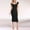 Black, variant on Dpytoraw Women's New Fashionable One Line Ribbed Long Slim Dress Women’s Sustainable Organic Cotton Dresses
