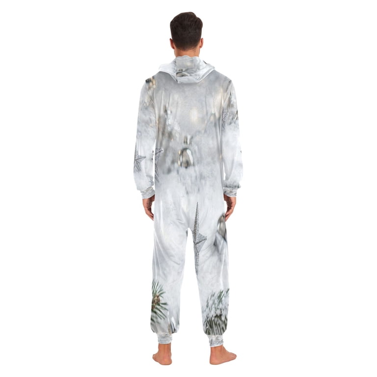 1 Piece Adult Onesie Pajamas Cozy Loose Fit Sleepsuit Loungewear  
