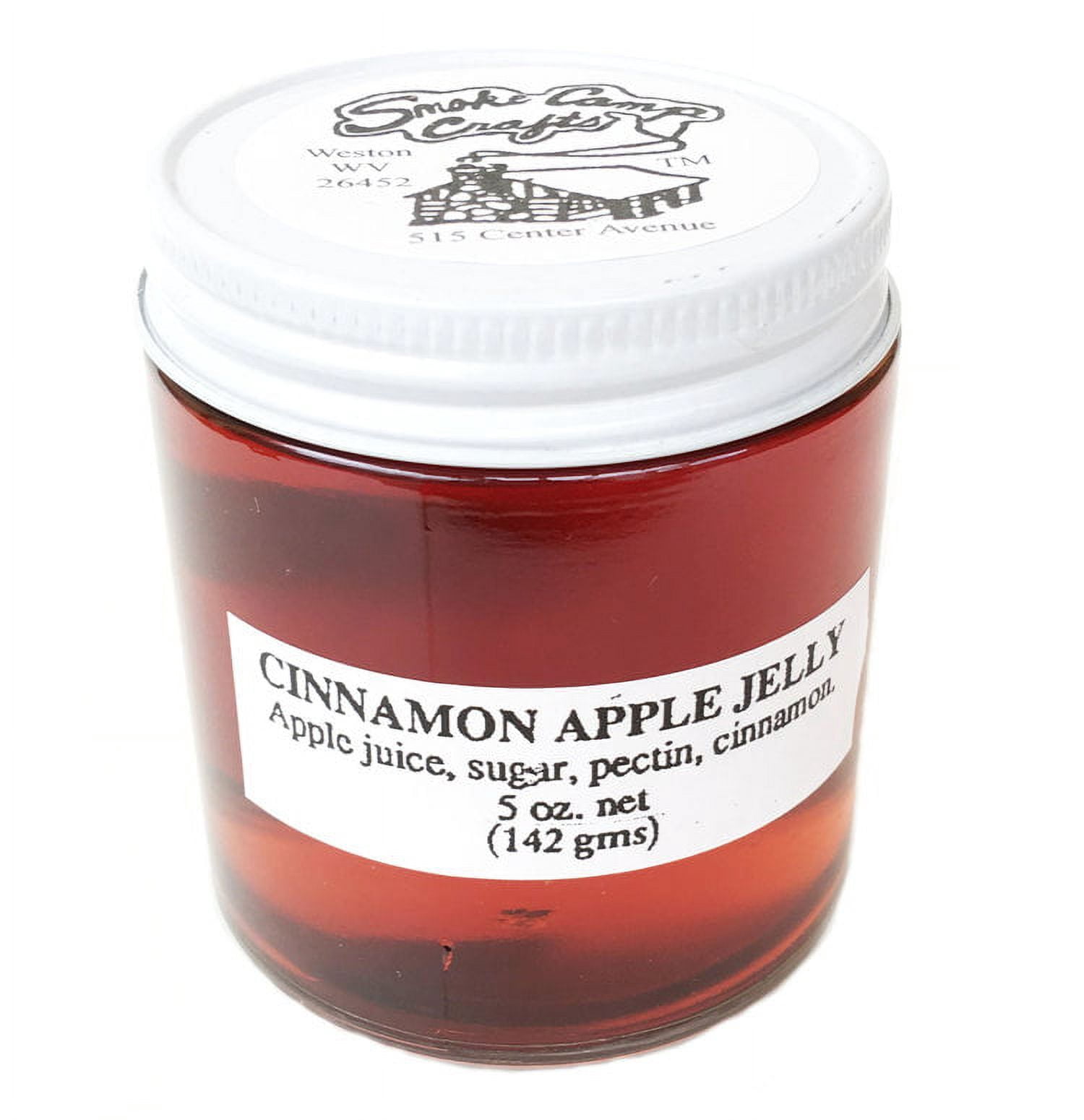 Cinnamon Apple Jelly, 5 oz - Craft, Gourmet, Unusual Jams & Jellies Made in West Virginia, USA