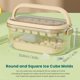 thumbnail image 4 of 2 Bandejas de Cubitos de Hielo Redondas y Cuadradas para Moldes de Cubitos de Hielo de Congelador con Pala para Hacer 54 Cubitos de Hielo para Enfriar Bebidas café Cóctel Jugo ANGGREK  Otros, 4 of 8