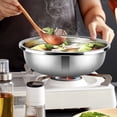 thumbnail image 1 of unbranded 2Ud Resistente De Acero Inoxidable Para Mezclar Con Borde Ancho En Cocina, 1 of 8