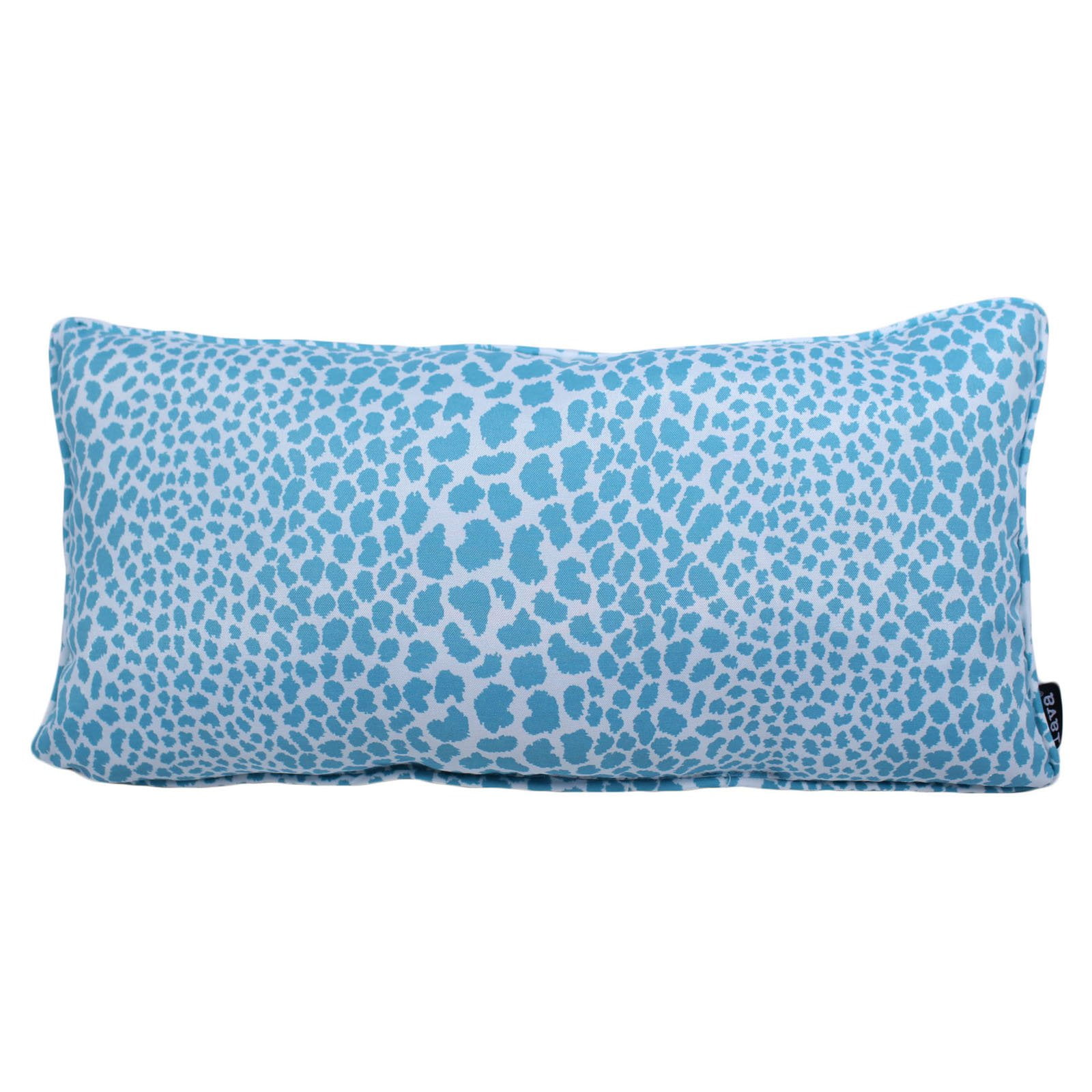 Lava Cheetah Print Lumbar Outdoor Pillow