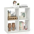 thumbnail image 1 of Costway 4-Cube Open Bookshelf with Anti-tip Kits Home Modern Style Storage Shelf for Study, 1 of 10