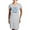 Heather Gray, variant on - Blue Awesome Granny - Women's Nightshirt