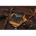 thumbnail image 5 of Blank Spell Book of Shadows Journal with Lock Clasp Vintage Handmade Leather Luna Moths and Morpho Butterfly Print Diary Prayer Pagan Witchcraft Supplies Wiccan Decor Notebook Daily (7X5 inch), 5 of 6