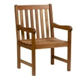 thumbnail image 6 of Amazonia Milano Solid Wood 100% FSC Patio Dining Armchair, 6 of 7