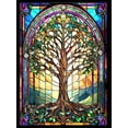 thumbnail image 2 of SUNSOUT INC - Stained Glass Tree of Life - 1000 pc Jigsaw Puzzle by Artist: JQ Licensing - Finished Size 20" x 27" - MPN# 71816, 2 of 5