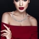 thumbnail image 2 of Rhinestones Bone Collar Cristal Clavícula Cadena Mujeres Halloween Joyería Regalo, 2 of 5