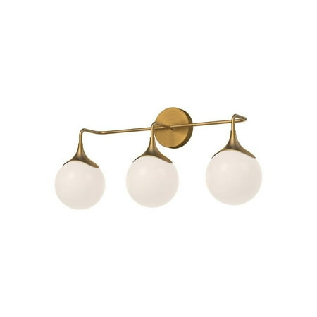 

VL505125AGOP-Alora Lighting-Nouveau - 3 Light Bath Vanity-11.88 Inches Tall and 25.63 Inches Wide-Aged Gold Finish