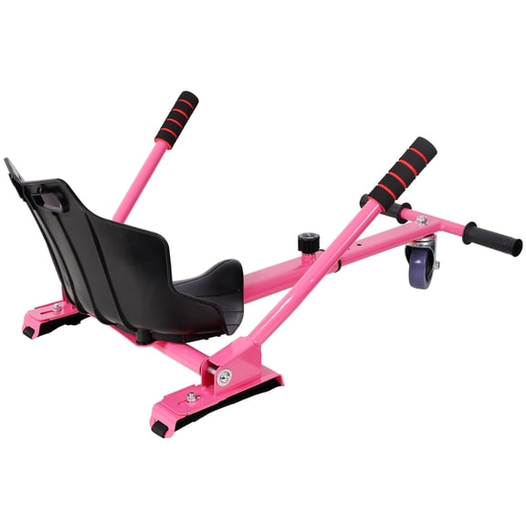 sluting Hoverboard Seat Attachment Go-Kart, Fits 6.5" 8" 10" Hoverboards, Adjustable Steel Frame, Hover Cart for Kids Adults Family Fun
