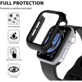 thumbnail image 4 of [2 Pack] L K Case for Apple Watch 40mm Series 4/5 Built-in Tempered Glass Screen Protector, All-Around Ultra-Thin, 4 of 5