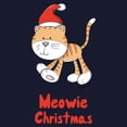 thumbnail image 3 of CafePress - Christmas Kitty Sweatshirt - Classic Crew Neck Sweatshirt, 3 of 4