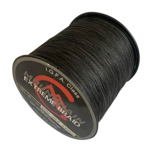 500 M Fishing Line 8 Strands PE Braided Strong Pull Main Line Fishing Line Fishing Tackle black_500m_20LB/0.23mm