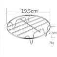 thumbnail image 1 of Accesorios para freidoras de aire, plato de acero inoxidable para cocinar al vapor, rejilla para cocinar arroz al vapor, herramientas de cocina, 1 of 6