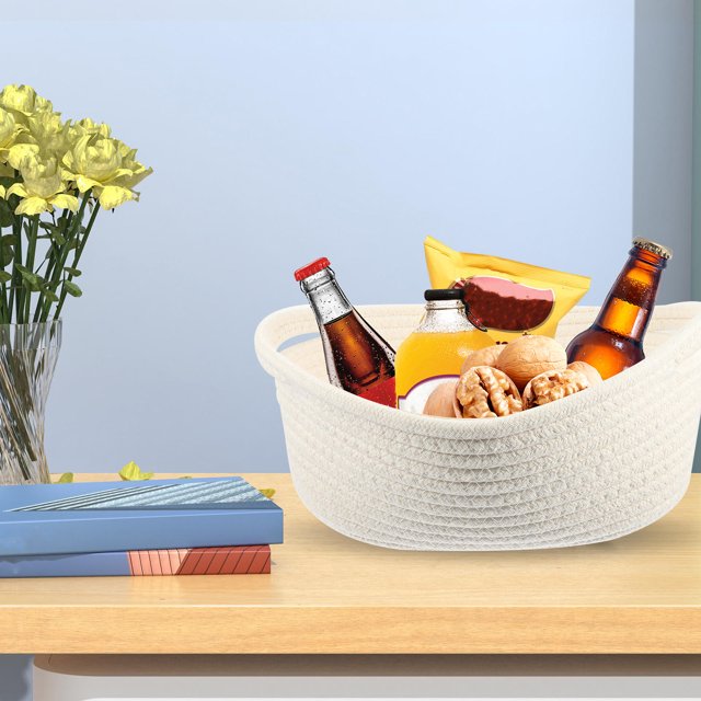 CRILSTYLEO Cesta De De Resistente Para Guardar Snacks Y Objetos En El Hogar