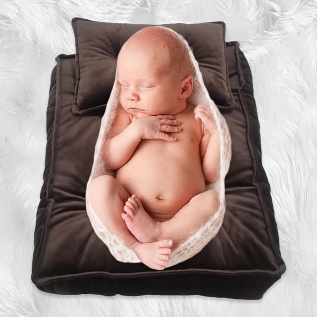 Práctico, transpirable, , la, bebé, recién nacido, elegante, fotografía, prop, telón de fondo, manta, almohada y de colchón para Café CUTICAT accesorios de fotografía