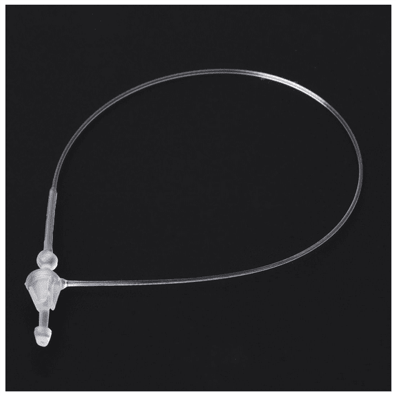 2000 Pieces White Snap Lock Pins Loop Price Tag Fastener 5 inch 130mm,2000(+/-) 2% Pcs x Tag Fastener,White