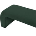 thumbnail image 2 of Pemberly Row Modern / Contemporary Green Boucle Fabric Bench, 2 of 31