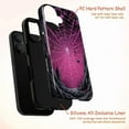 thumbnail image 4 of Pink Spider Web Gothic Phone Case for iPhone 16/15/14/13/12/11 Pro, Pro Max, Mini, Plus – Halloween Horror Phone Cover, 4 of 6